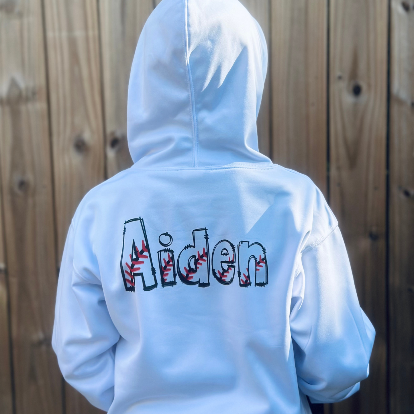 Customizable Youth Baseball Hoodie