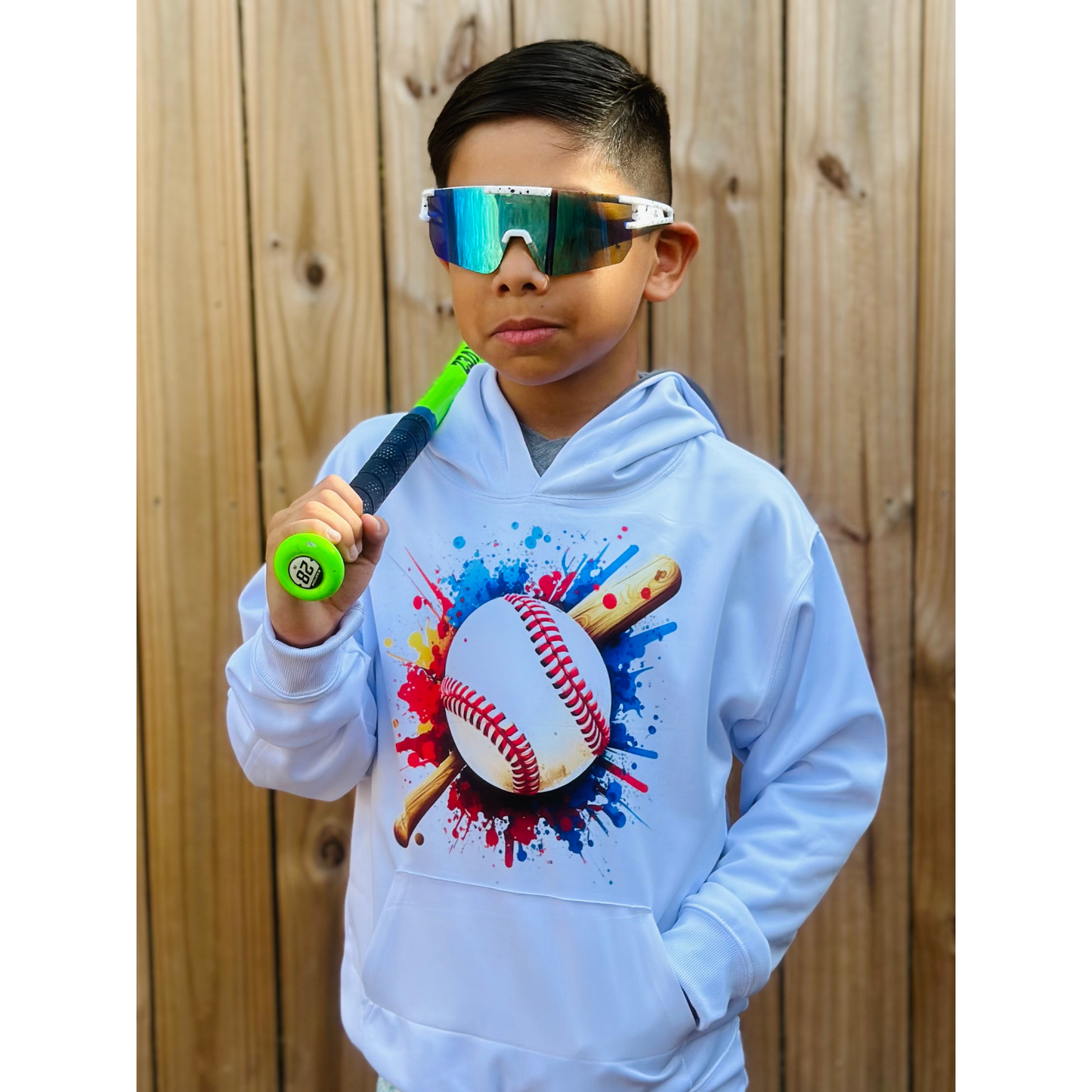 Customizable Youth Baseball Hoodie