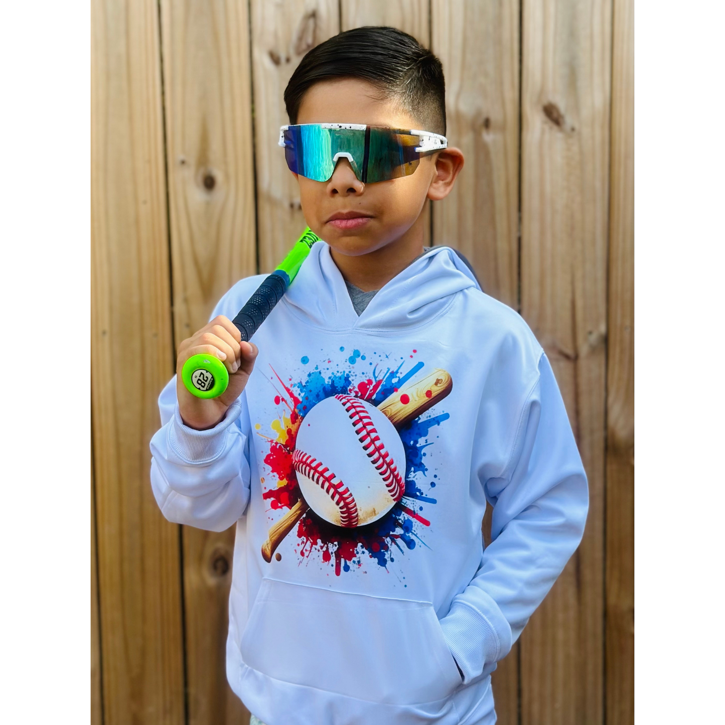 Customizable Youth Baseball Hoodie – MC Crafts and Designs
