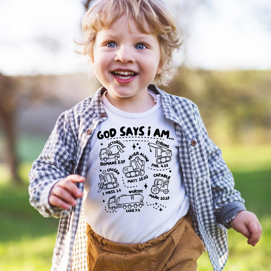 God Says I Am... Kids Shirt