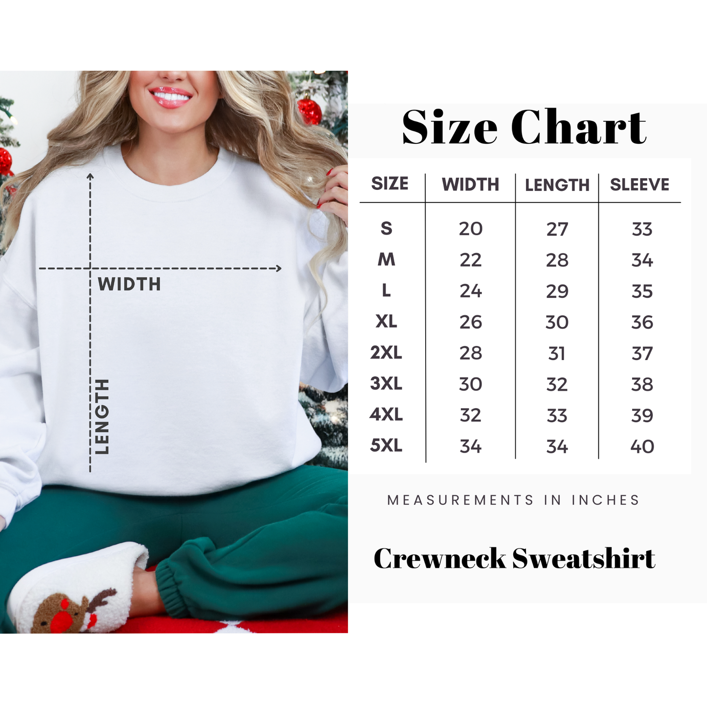 Rose Gold Christmas Tree Sweatshirt