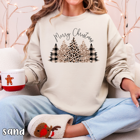 Rose Gold Christmas Tree Sweatshirt