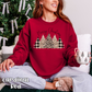 Rose Gold Christmas Tree Sweatshirt