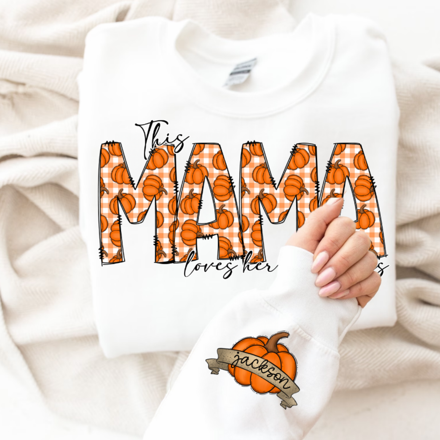 This Mama Loves Her Pumpkins Sweatshirt
