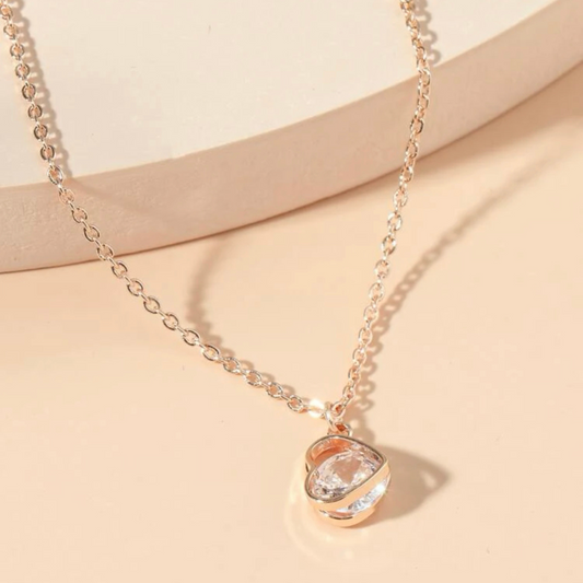 Rose Gold Heart Necklace