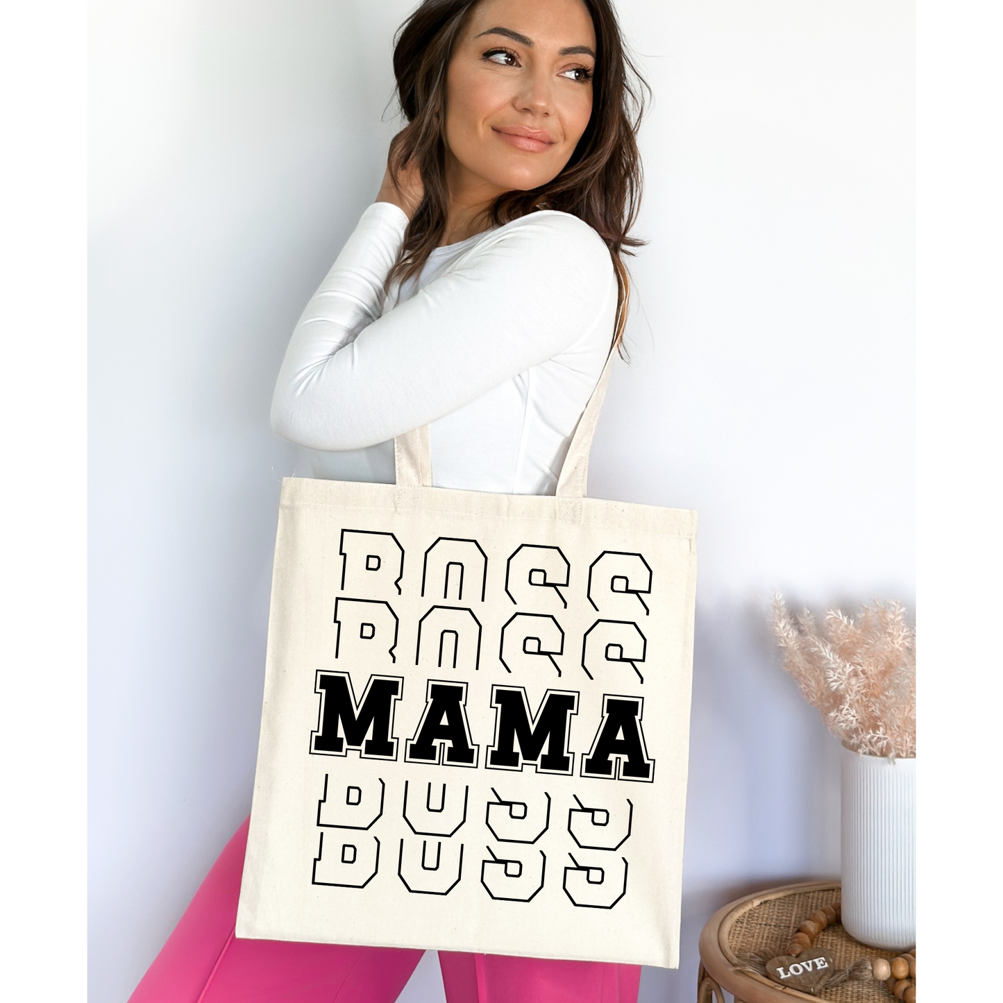 Mama Boss Canvas Tote