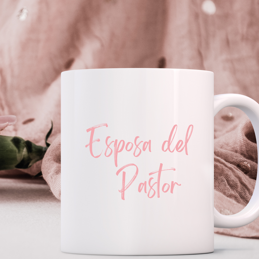 15oz Spanish Christian Mug for Pastor's Wife/Taza Cristiana para Esposa del Pastor