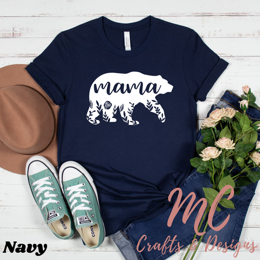 Floral Mama Bear Shirt